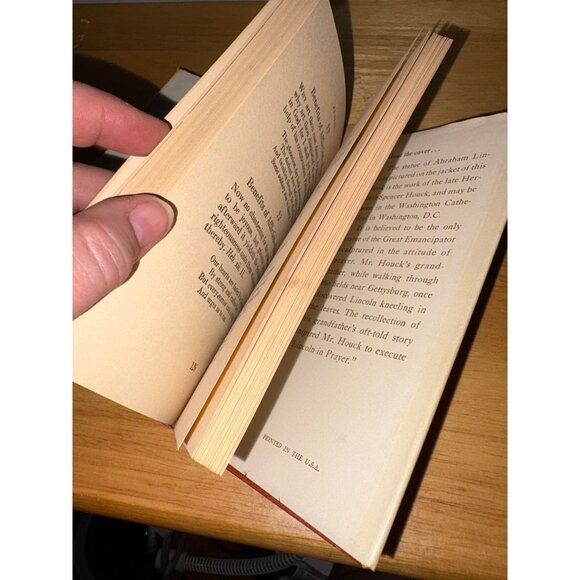 Lincolns Devotional By Carl Sandburg Hardcover Book With Dust Jacket 1957 - Picture 14 of 16